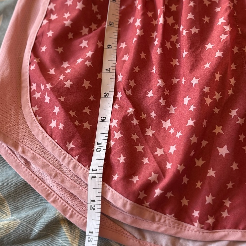 Nike Pink Starry Running Shorts Dry Fit Athletic Shorts - Picture 7 of 7